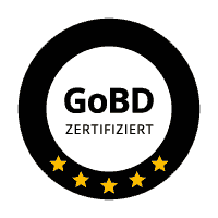 gobd zertifiziert ohne Schrift